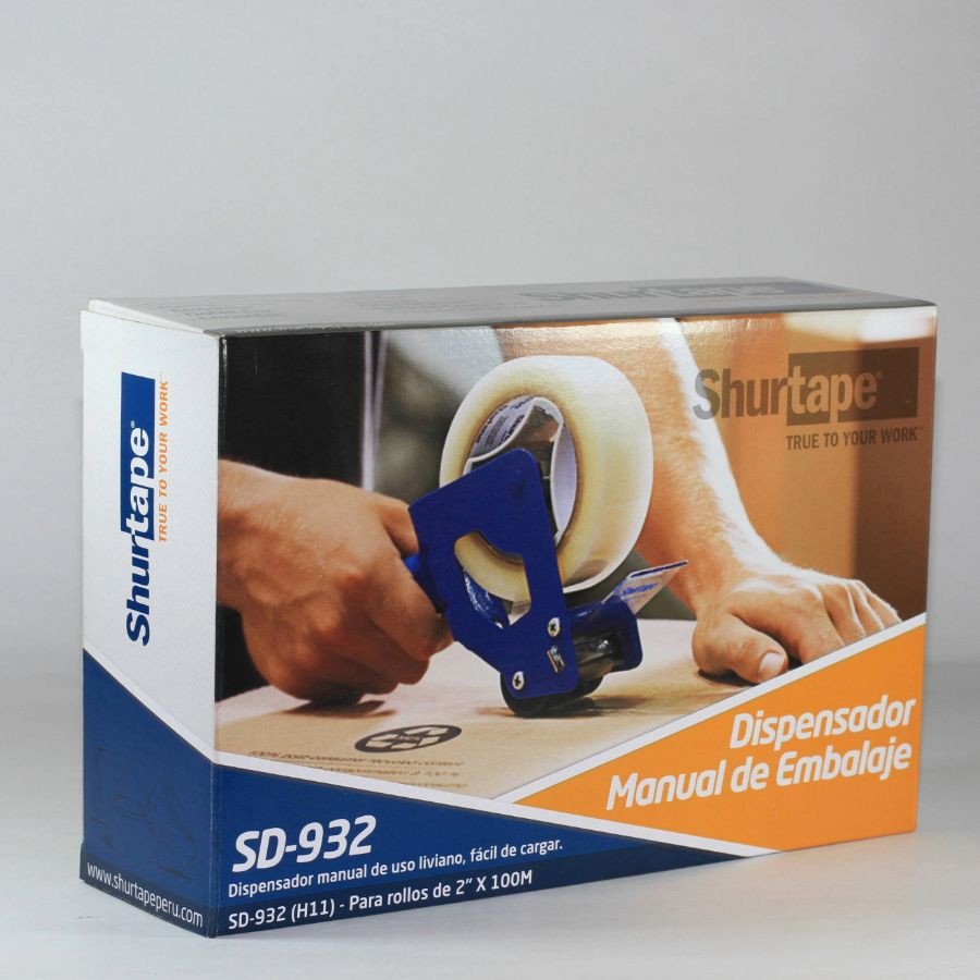 DISPENSADOR DE CINTA MANUAL SHURTAPE SD932 2" X 110 YDS - Imagen 2